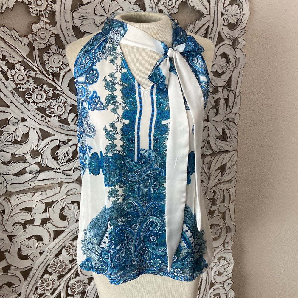 Como Silky Aqua Halter